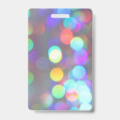 Multicolor-Glitzern Ausweis (Back)