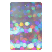 Multicolor-Glitzern Mini Klemmbrett (Rückseite)