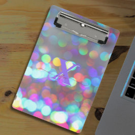 Multicolor-Glitzern Mini Klemmbrett