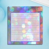 Multicolor-Glitzern Notizblock