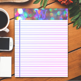 Multicolor-Glitzern Notizblock