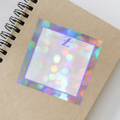 Multicolor-Glitzern Post-it Klebezettel