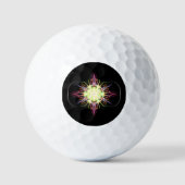 Multicolor Golf Balls mit einzigartigen Mustern Golfball (Vorderseite)