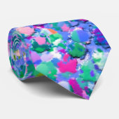 Multicolor Grit Glitzer #2 Krawatte (Gerollt)