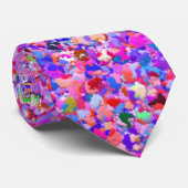 Multicolor Grit Glitzer #7 Krawatte (Gerollt)