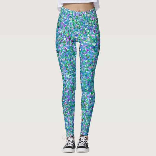 Multicolor Grit Glitzer Fashion #7 Leggings (Vorderseite)