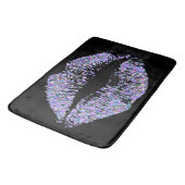 Multicolor Grit Glitzer Lips #5 Badematte (Schrägansicht)