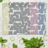 Multicolor grün/grau/beige/rosa/Lila/blau Handtuch (Gefaltet)