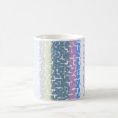 Multicolor grün/grau/beige/rosa/Lila/blau Kaffeetasse (Mittel)