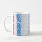 Multicolor grün/grau/beige/rosa/Lila/blau Kaffeetasse (Links)