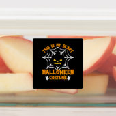 Multicolor Halloween Square Sticker (Befestigt)