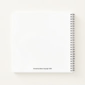 Multicolor HandGezeichnet Mandala Notizblock (Rückseite)