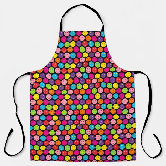 Multicolor Happy Face Schürze (Vorderseite)
