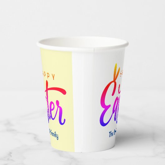 Multicolor Happy Oaster Paper Cups Pappbecher (Rechts)