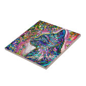 Multicolor-Hartglas-Stilkatze 706 Fliese (Seite)