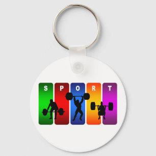 Multicolor-Hebezeug Schlüsselanhänger