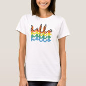 Multicolor Hello T - Shirt (Vorderseite)