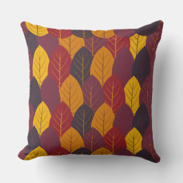 Multicolor-Herbstlaub Kissen