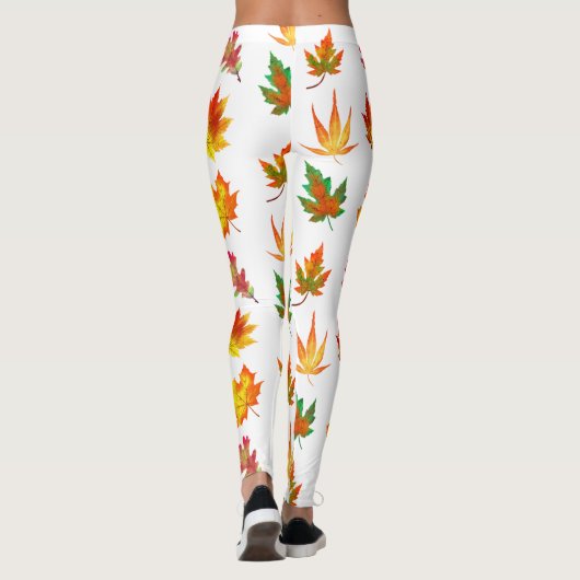 Multicolor-Herbstleaves Leggings (Rückseite)