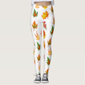 Multicolor-Herbstleaves Leggings (Vorderseite)