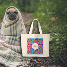 Multicolor-Herz-Augapfel-Collage farbig