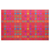 Multicolor-Herz-Kreise in Rot Stoff (Fat Quarter (45,7 x 55,9 cm))