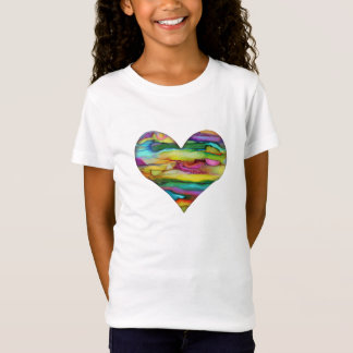 Multicolor-Herz T-Shirt