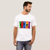 Multicolor Hockey Emblem T-Shirt (Vorne ganz)