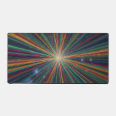 Multicolor-Hyperspace-Star-Ausbruch-Gaming Schreibtischunterlage (Vorderseite)