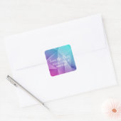 Multicolor Jewel Tones Save the Date Stickers (Umschlag)