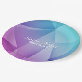 Multicolor Jewel Tones Wedding Paper Teller (Schrägansicht)