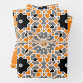 Multicolor Kaleidoskopische marokkanische Mosaikmu Geschenkpapier Set (Beispiel)