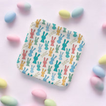 Multicolor-Kaninchen-Cartoon