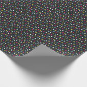 Multicolor-Katze Geschenkpapier (Ecke)