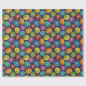 Multicolor Kiwi Muster Geschenkpapier (Flach)