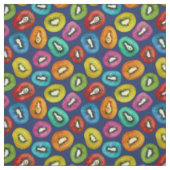 Multicolor Kiwi Muster Stoff (Muster)