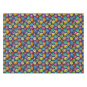 Multicolor Kiwi Muster Tischdecke (Vorderseite (Horizontal))