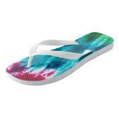 Multicolor-Krawatte Badesandalen (Schrägansicht)