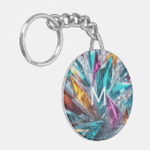 Multicolor-Kristalle Schlüsselanhänger (Vorderseite links)