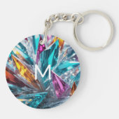 Multicolor-Kristalle Schlüsselanhänger (Rückseite)