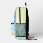 Multicolor-künstlerische Aquarellkreise Bedruckter Rucksack (Rechts)