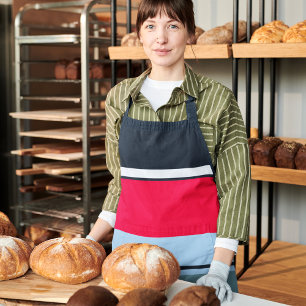 Multicolor Lässige Streifen Schürze