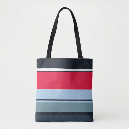 Multicolor Lässige Streifen Tasche (Vorderseite)