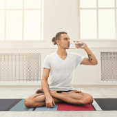 Multicolor Lässige Streifen Yogamatte