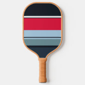 Multicolor-Lässiger Streifen Pickleball Schläger (Vorderseite)