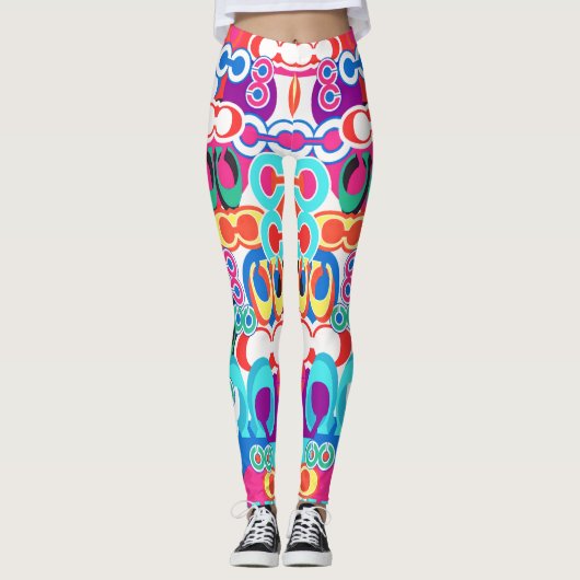 Multicolor leggings innovative designer-inspired (Vorderseite)