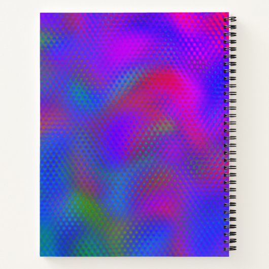 Multicolor Madness Spiral Notebook Notizblock (Rückseite)