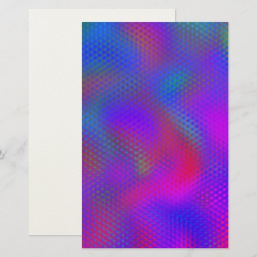 Multicolor Madness Stationary  Briefpapier (Vorne/Hinten)