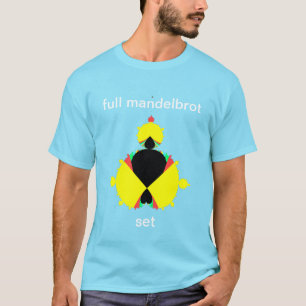Multicolor Mandelbrot Set Fraktal Pop Art Style T-Shirt