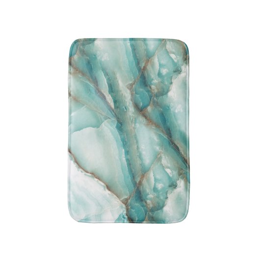 Multicolor-Marmor: Onyx-Glaseffekt. Badematte (Vorderseite Vertikal)